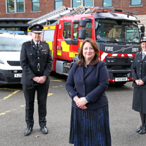 CFO Jon Foster - PFCC Zoe Metcalfe - CC Lisa Winward